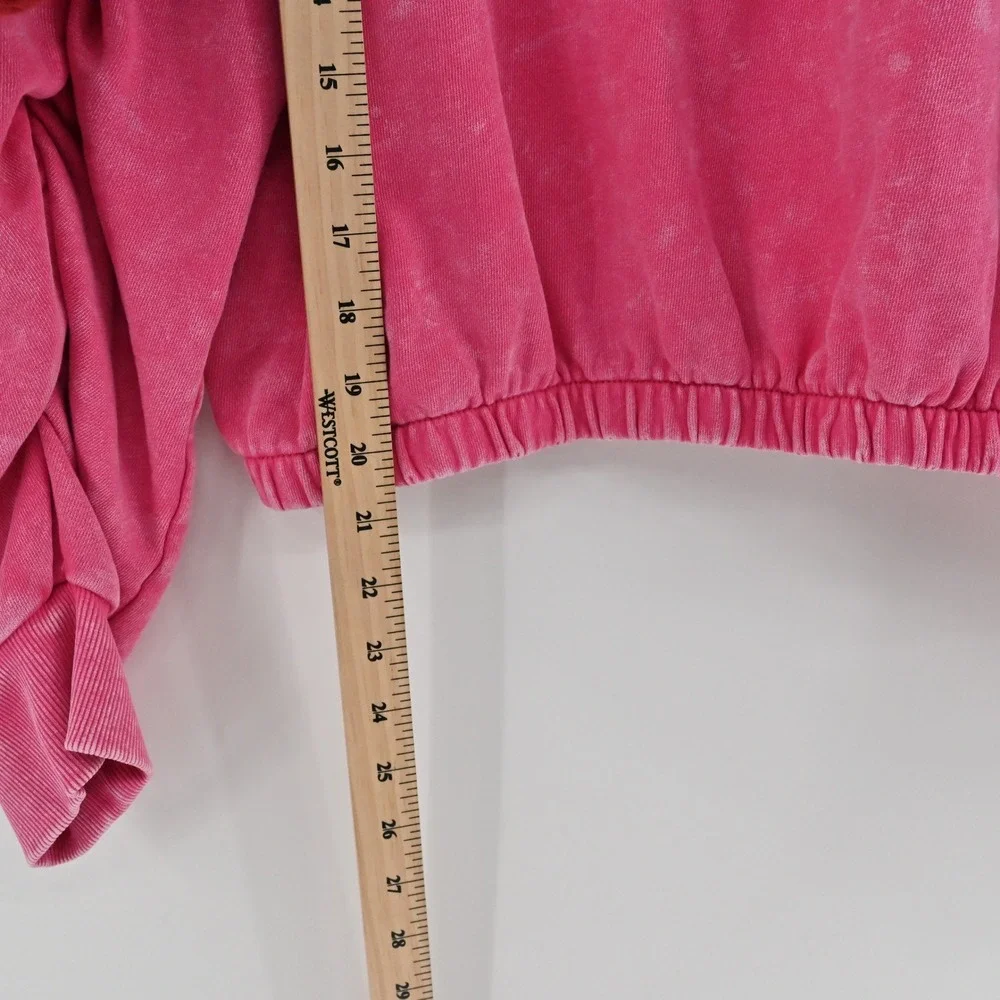 Free People FP Movement Valley Girl Pullover Womens Size S Pink Top Sweatshirt
